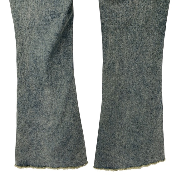 Aelfric Eden Jeans Sz 28 Blue Bootcut Flare Fringe Y2K Festival Boho Streetwear - Picture 7 of 10